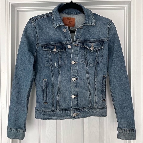 Lucky Brand The Tomboy Trucker Denim Jacket Size XS - Picture 5 of 14